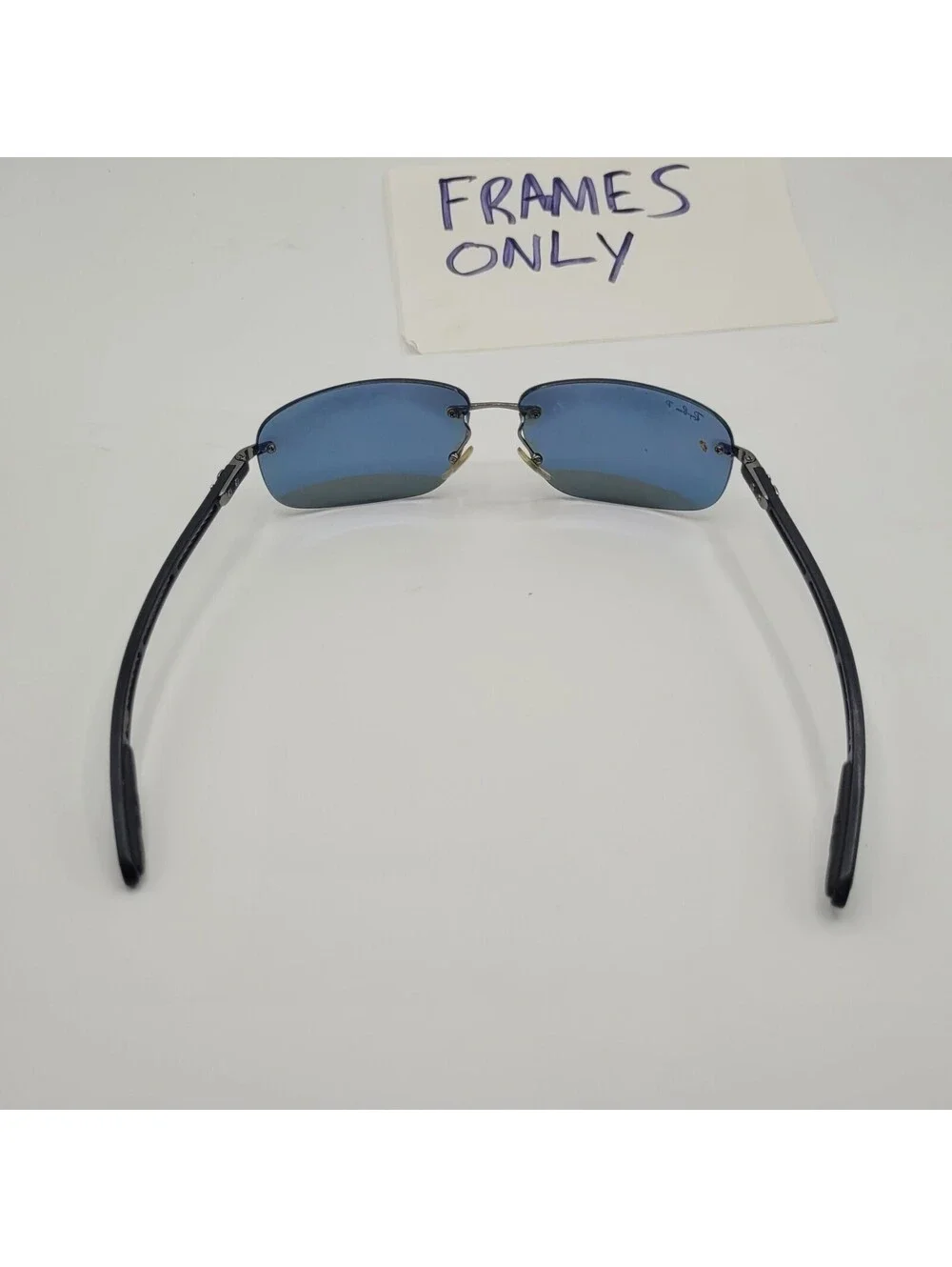 RAY BAN SUNGLASSES Italy RB8303 002/71 61-13 Black Carbon Fiber Frame Only
